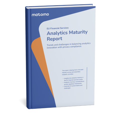 Analytics Maturity Report - EU financial services mockup